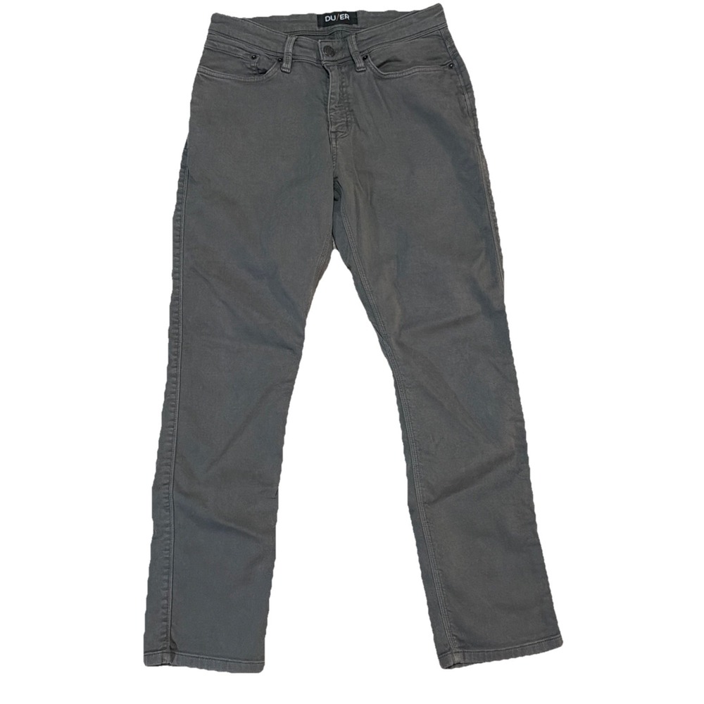 DU/ER Duer Relaxed Fit No Sweat N2X Taper Pants 30x30 Gray Stretch‎